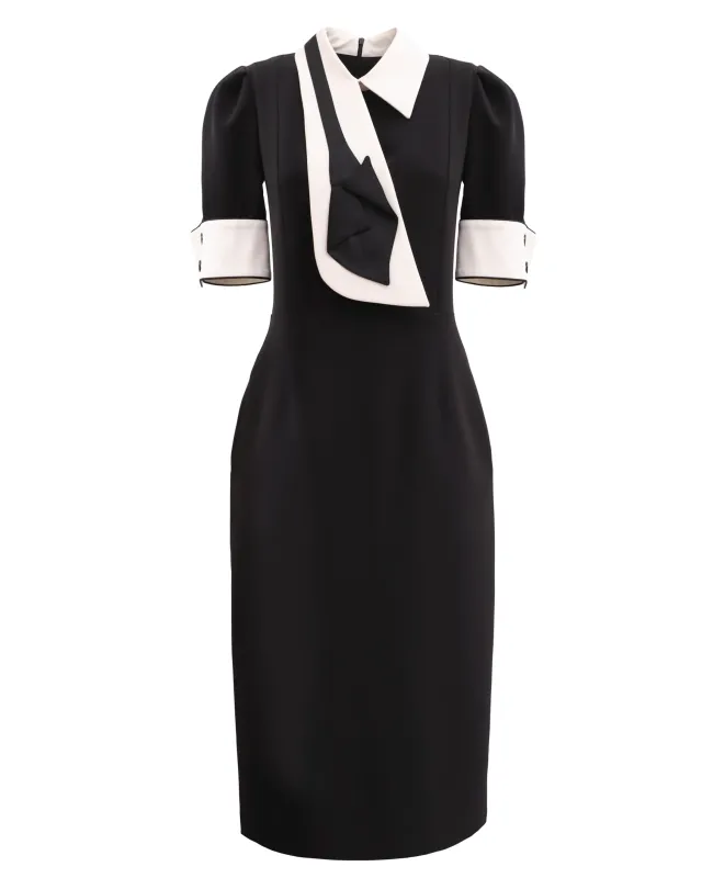 JULIA ALLERT Formal Fitted Dress - Black sold by Bonvion