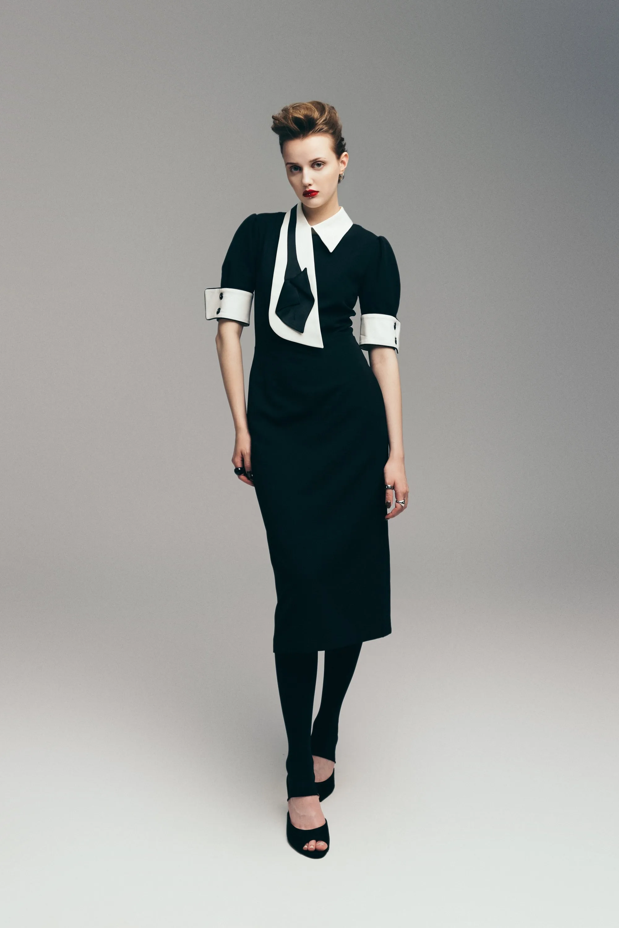 JULIA ALLERT Formal Fitted Dress - Black sold by Bonvion product image thumbnail 2