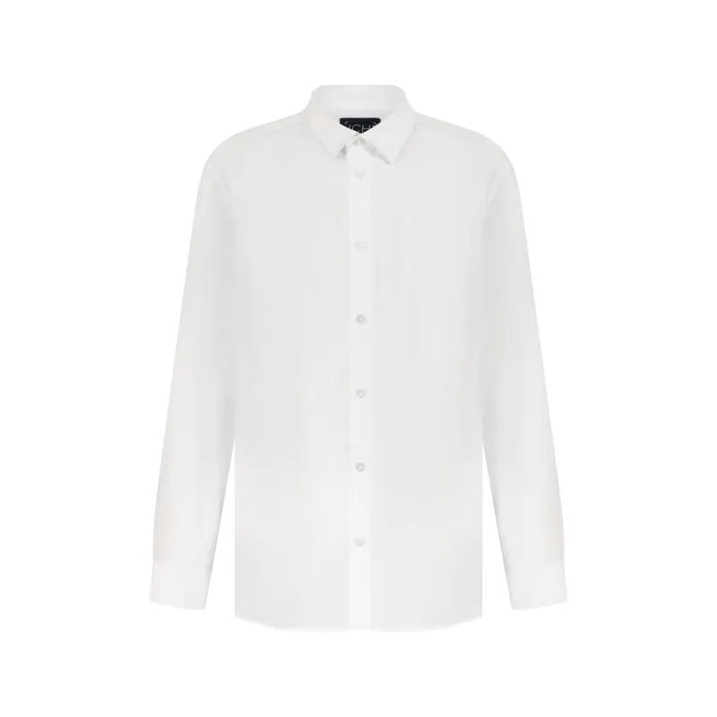 ÚCHÈ Long Sleeve Shirt - White sold by Bonvion
