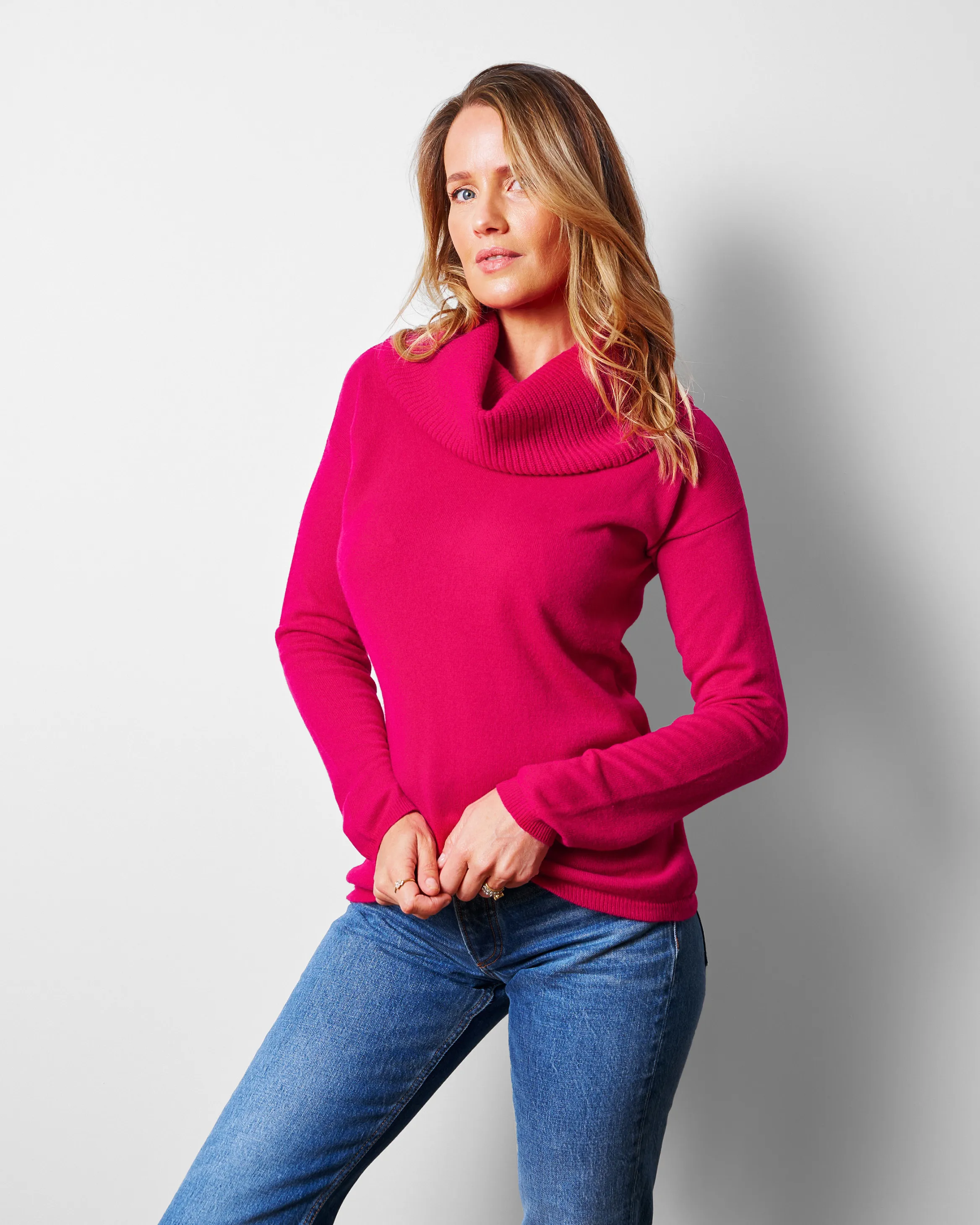 GIA BARDOT Bardot Jumper - Fuchsia sold by Bonvion product image thumbnail 2