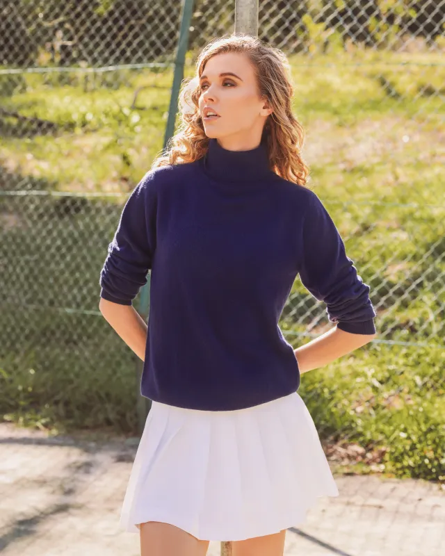 GIA BARDOT Vivienne Jumper - Navy sold by Bonvion