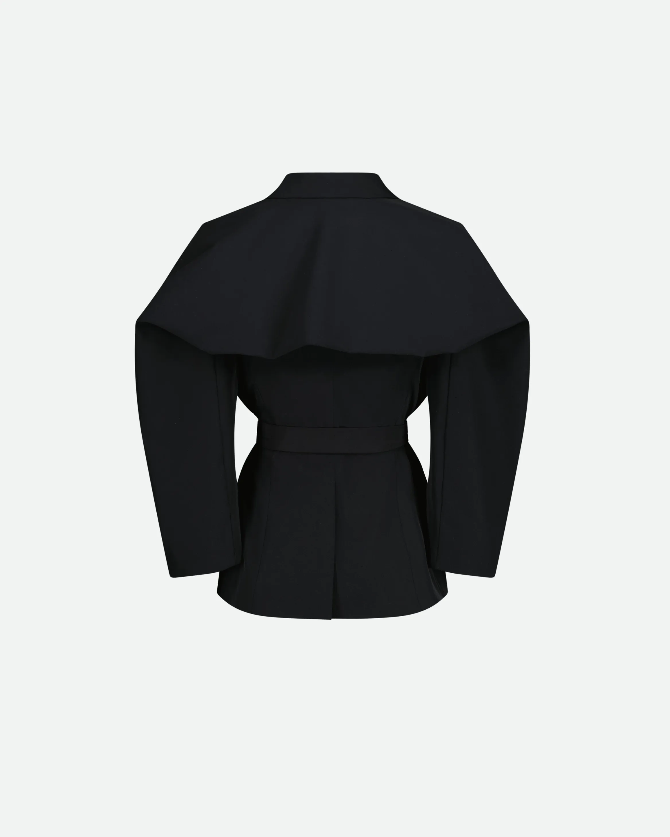 VAILLANT Cinched Waist Technical Blazer - Black sold by Bonvion product image thumbnail 3