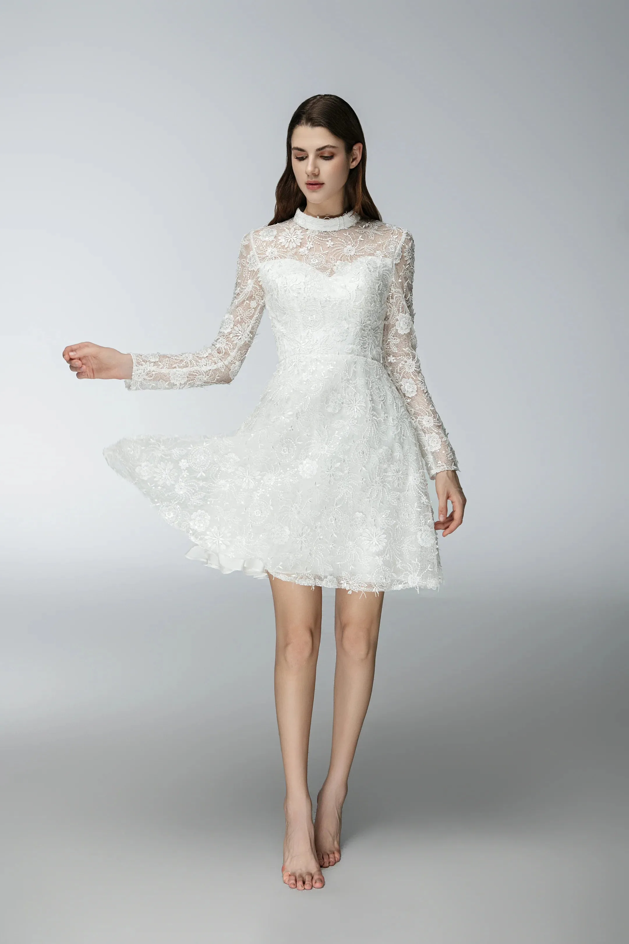 JessieQ Lydia Dress - White sold by Bonvion