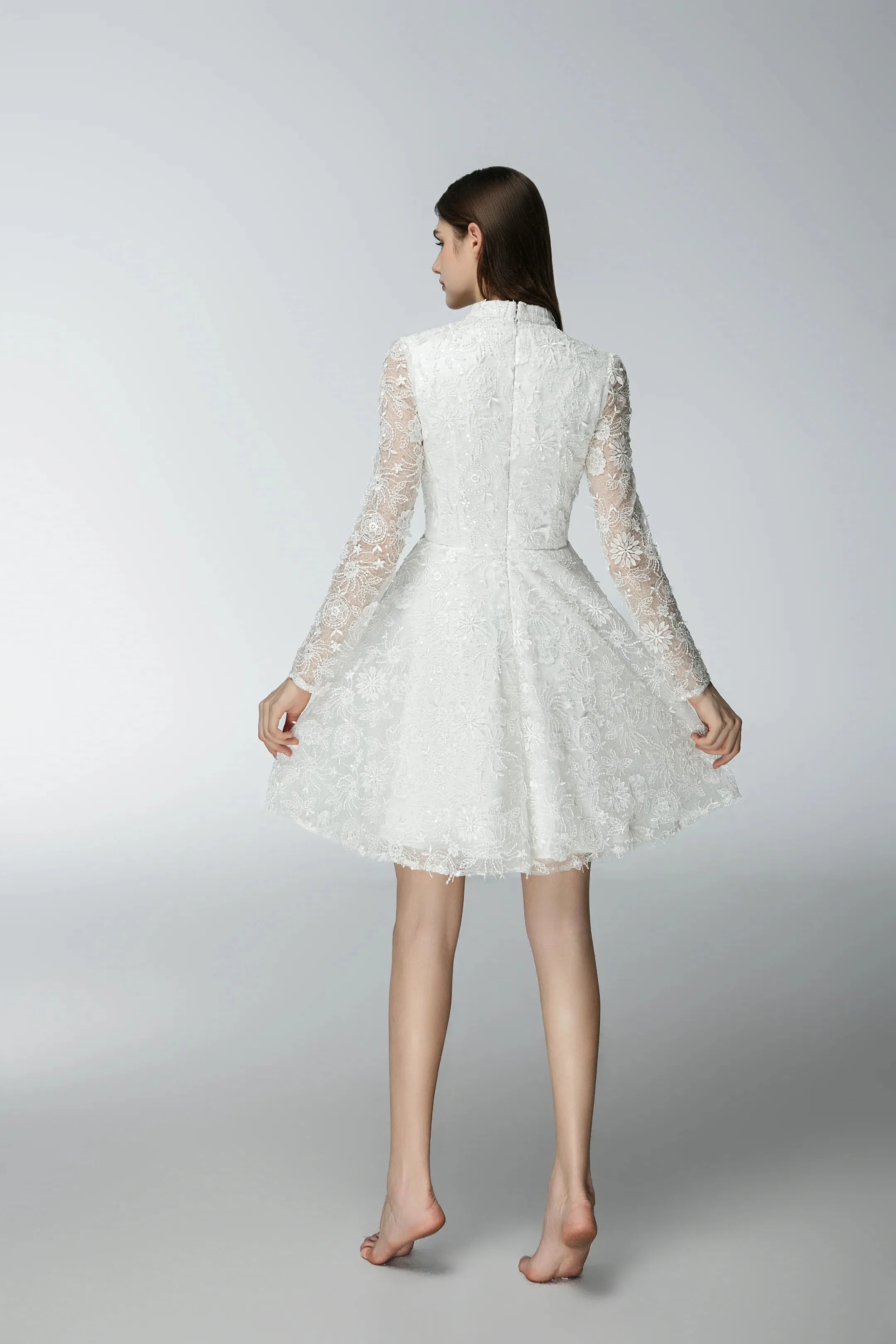 JessieQ Lydia Dress - White sold by Bonvion product image thumbnail 3