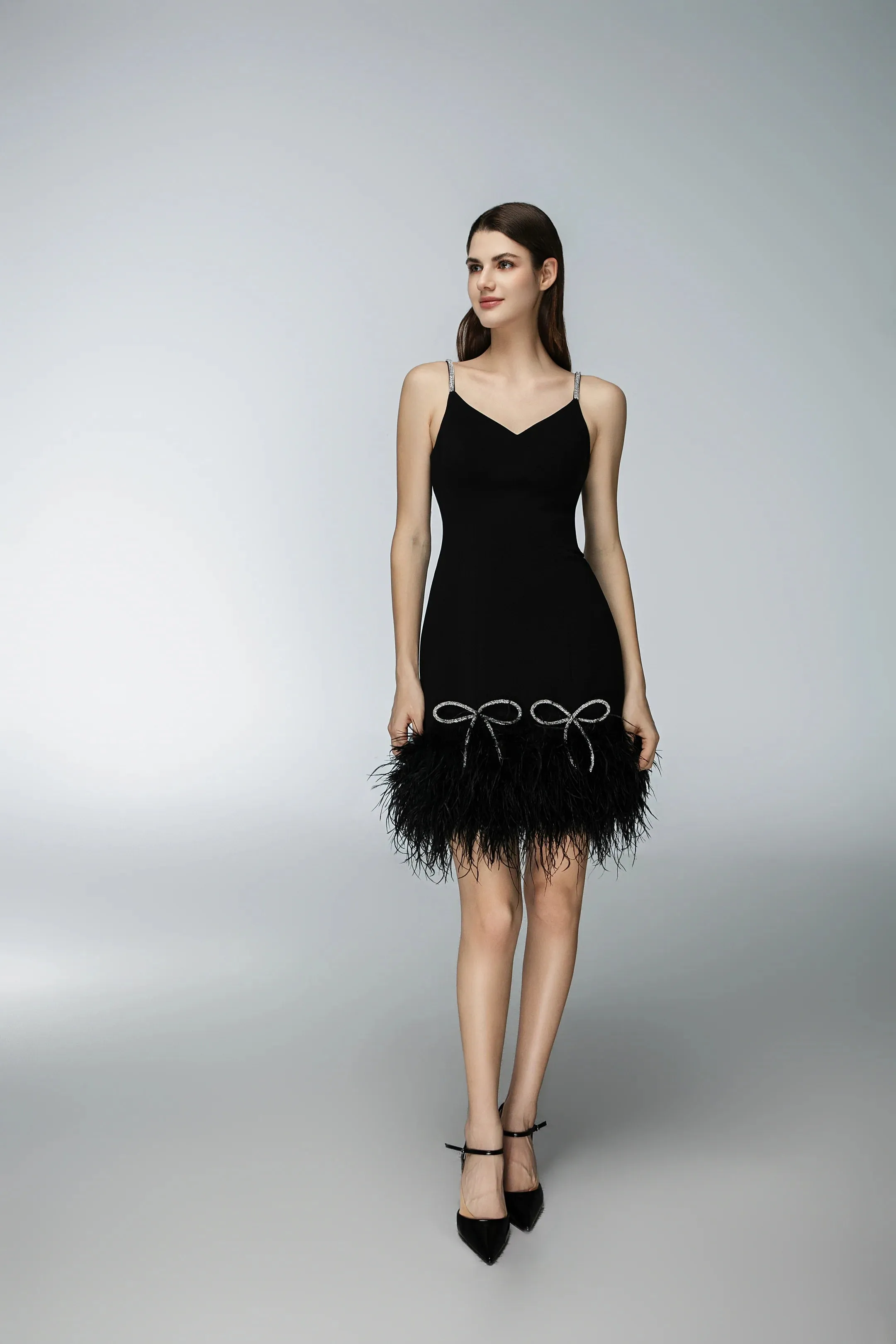 JessieQ Angle Dress - Black sold by Bonvion product image thumbnail 3