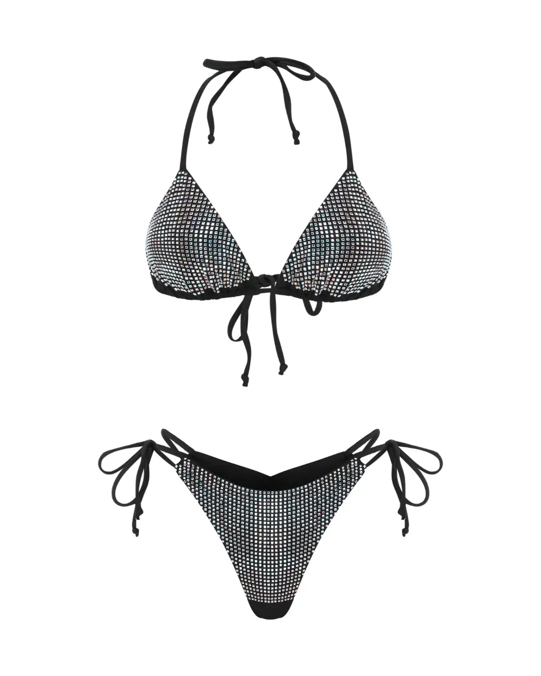 L'AQUA Ava Bikini - Black Crystal sold by Bonvion