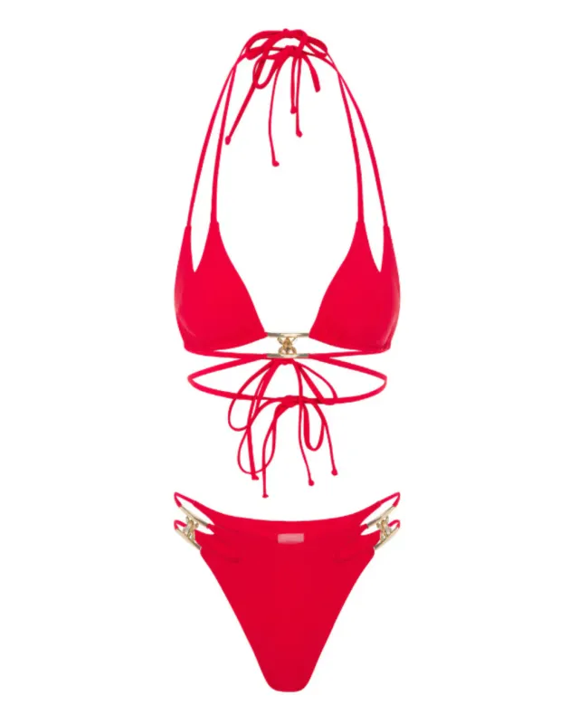 L'AQUA Barbados Bikini - Red made by Bonvion