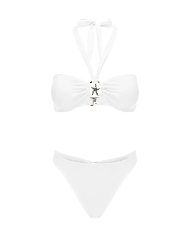 L'AQUA Carmen Bikini - White made by Bonvion
