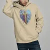 Christianartworkshop Colored Style Radiant Cross Of Hope Fleece Lined Polyester Hoodie sold by Christian Art Workshop