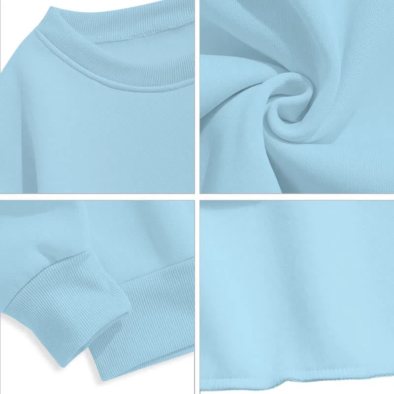 Christianartworkshop Quotation Style Butterfly God Is Good Fleece Lined Polyester Sweatshirt sold by Christian Art Workshop product image thumbnail 2