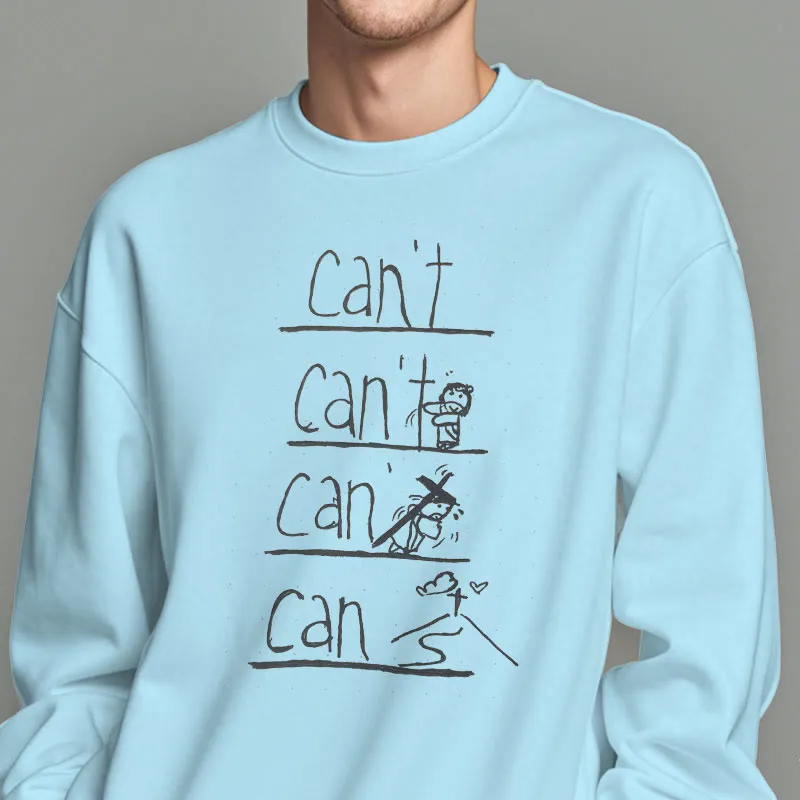 Christianartworkshop Quotation Style Redemption Through Jesus Sacrifice Fleece Lined Polyester Sweatshirt sold by Christian Art Workshop product image thumbnail 5