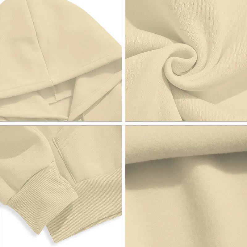 Christianartworkshop Colored Style Holy Night Nativity Scene Fleece Lined Polyester Hoodie sold by Christian Art Workshop product image thumbnail 5