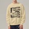 Christianartworkshop Modern Style Affirmed By God Fleece Lined Polyester Sweatshirt sold by Christian Art Workshop