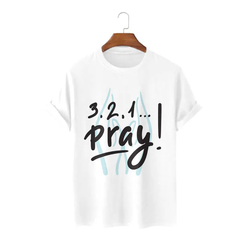 Christianartworkshop Quotation Style Inspirational Prayer Short Sleeve Washed T-shirt sold by Christian Art Workshop