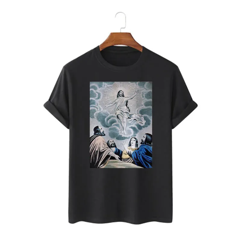 Christianartworkshop Classic Style The Ascension Short Sleeve T-shirt sold by Christian Art Workshop