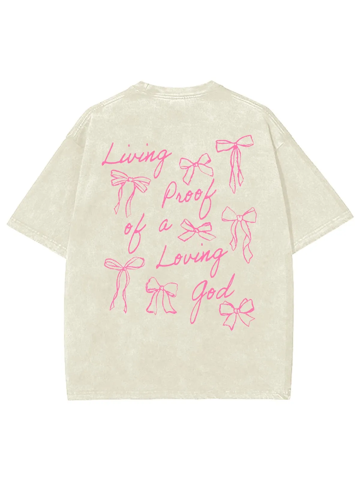 Christianartworkshop Living Proof Of A Loving God Unisex Washed T-shirt sold by Christian Art Workshop