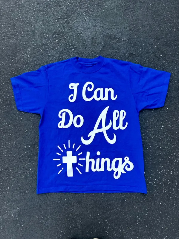 Christianartworkshop I Can Do All Things T-shirt sold by Christian Art Workshop
