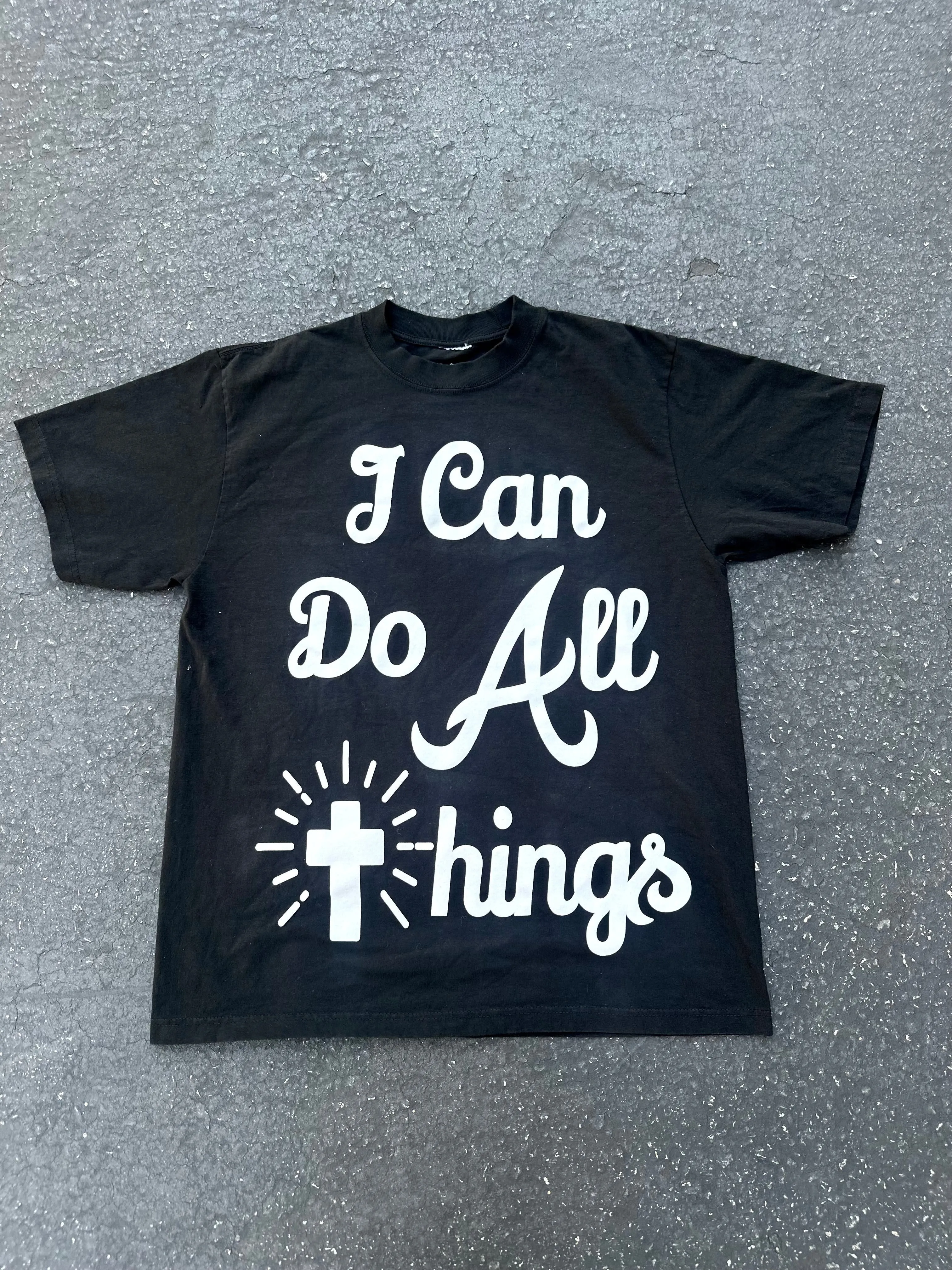 Christianartworkshop I Can Do All Things T-shirt sold by Christian Art Workshop product image thumbnail 3