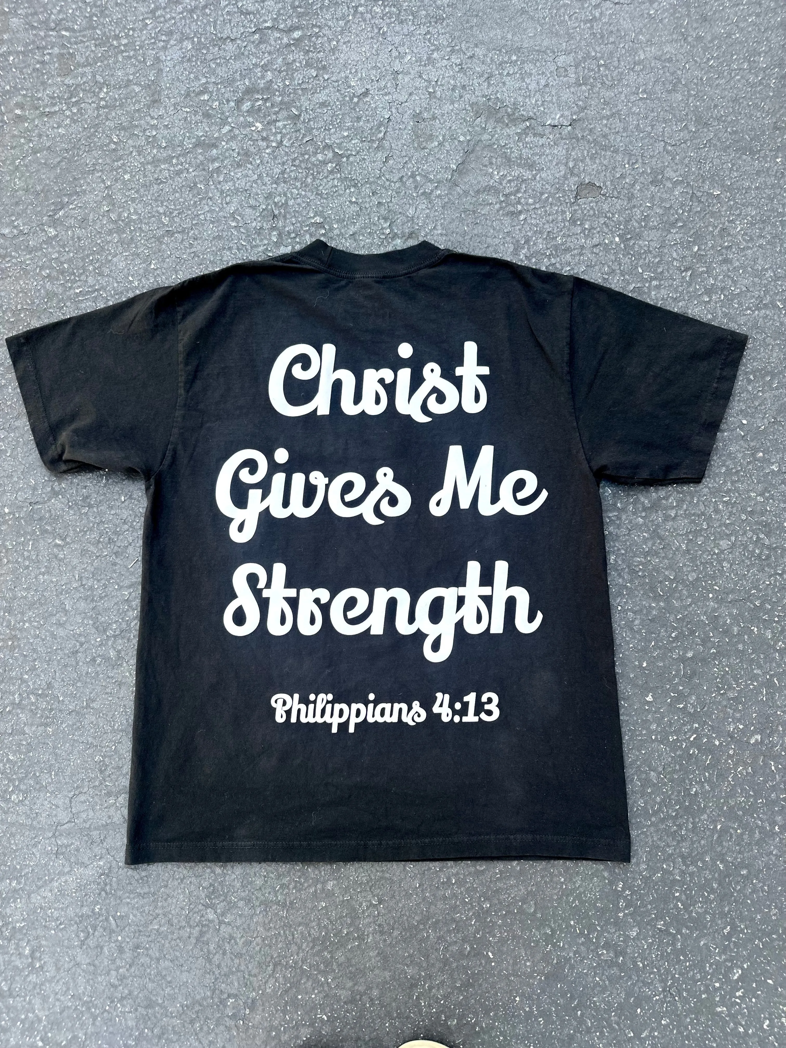 Christianartworkshop I Can Do All Things T-shirt sold by Christian Art Workshop product image thumbnail 4