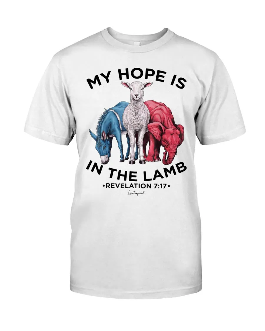 Christianartworkshop My Hope Is In The Lamb Classic T-shirt sold by Christian Art Workshop