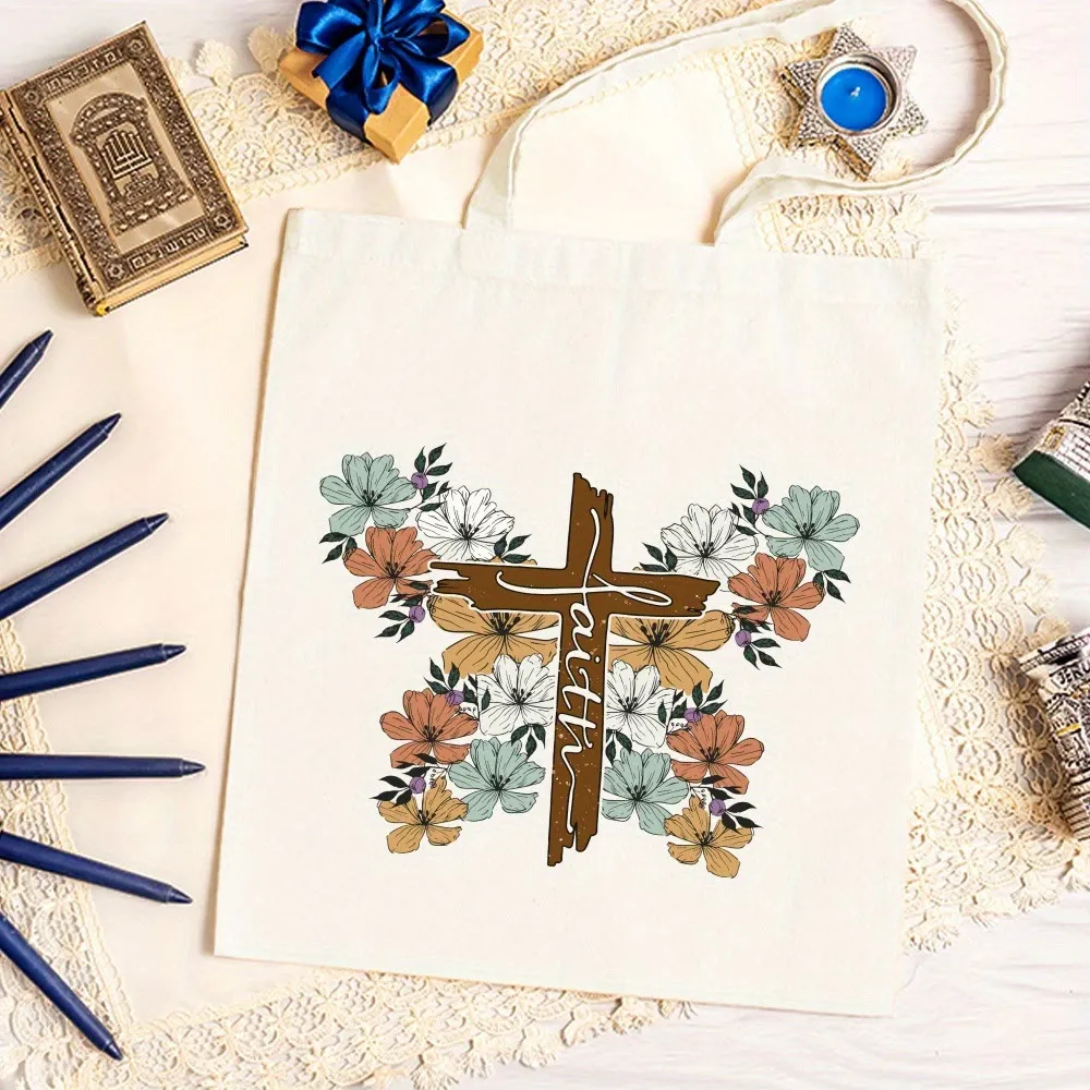 Christianartworkshop Blooming Faith Tote Carry Hope and Inspiration sold by Christian Art Workshop product image thumbnail 3