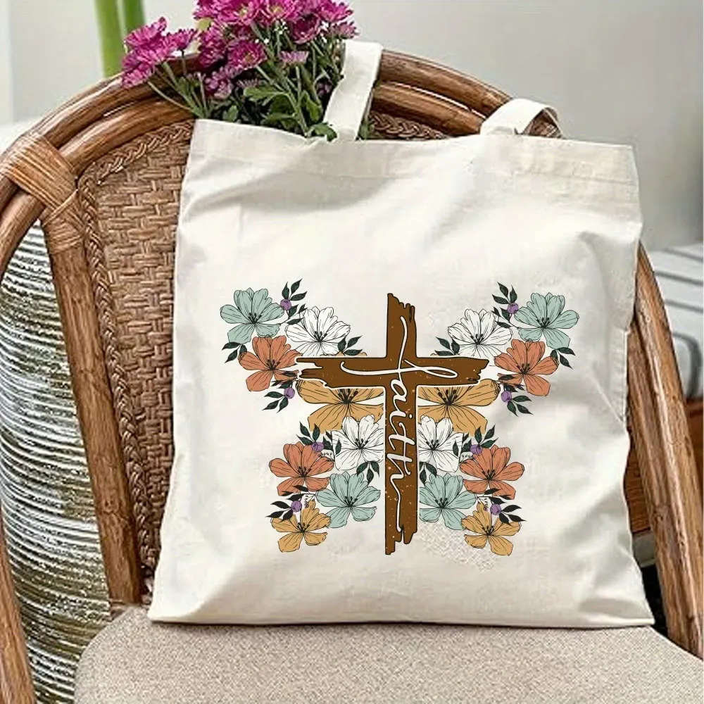 Christianartworkshop Blooming Faith Tote Carry Hope and Inspiration sold by Christian Art Workshop product image thumbnail 2