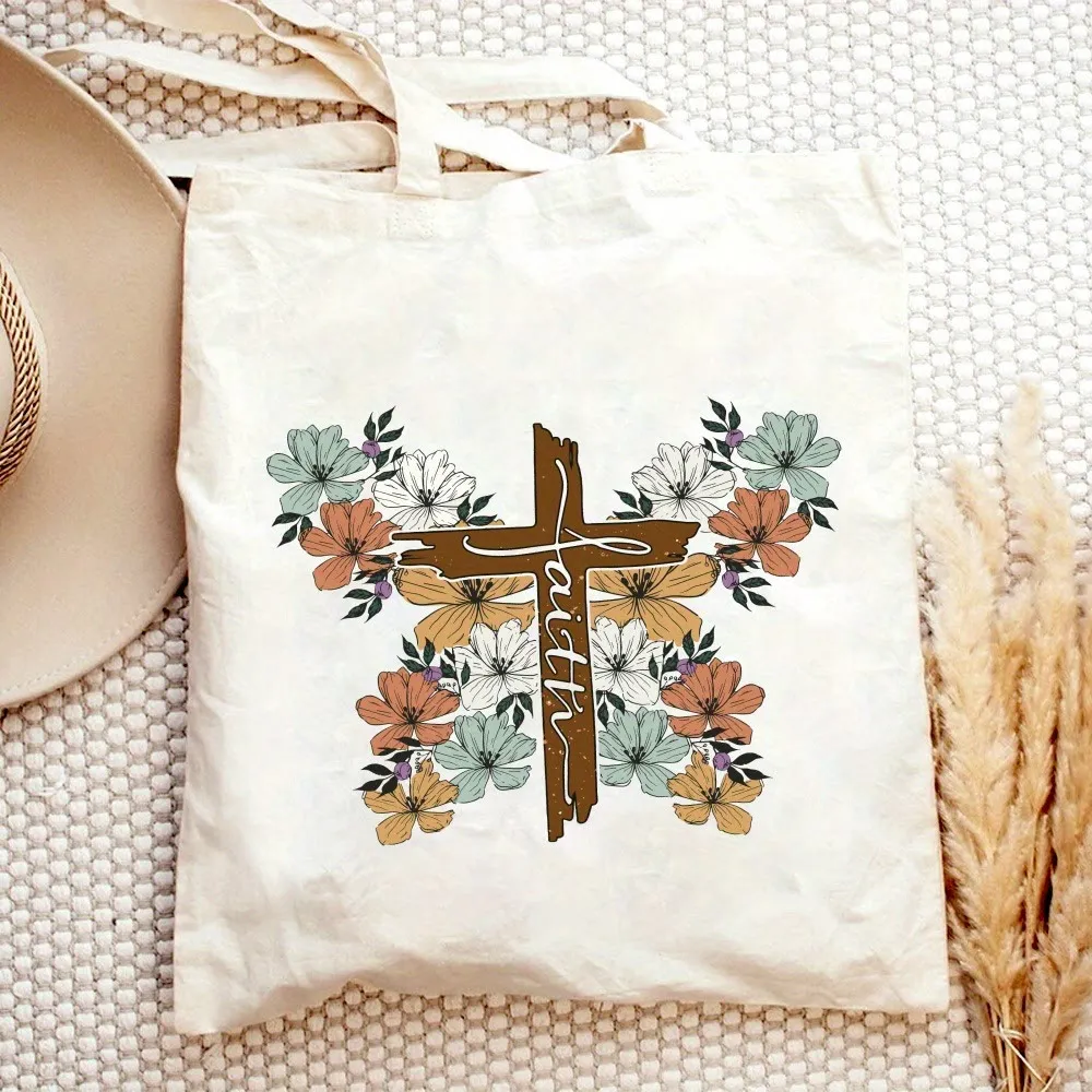Christianartworkshop Blooming Faith Tote Carry Hope and Inspiration sold by Christian Art Workshop