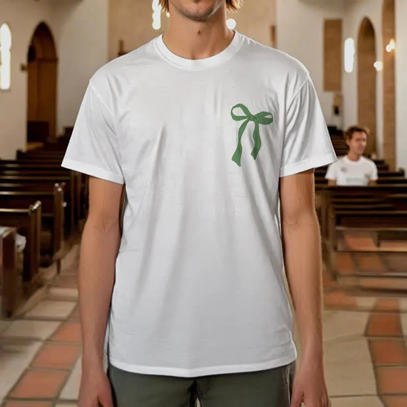 Christianartworkshop Threads of Faith Symbols of Blessing Faith-Inspired T-Shirt sold by Christian Art Workshop product image thumbnail 5