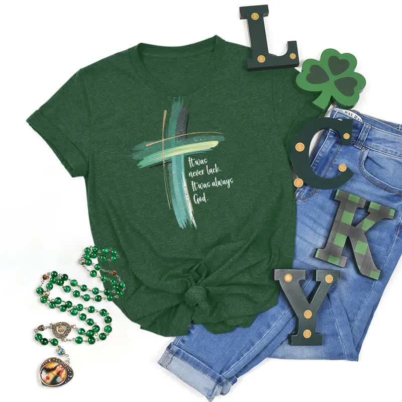 Christianartworkshop Empowerment Clover Faith-Inspired T-Shirt sold by Christian Art Workshop product image thumbnail 4
