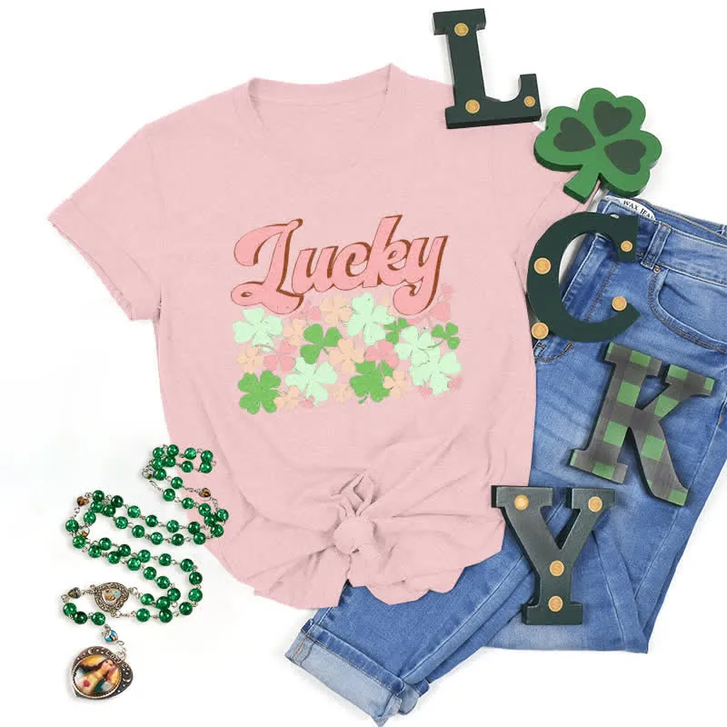 Christianartworkshop Embrace the Luck of the Irish Faith-Inspired T-Shirt sold by Christian Art Workshop