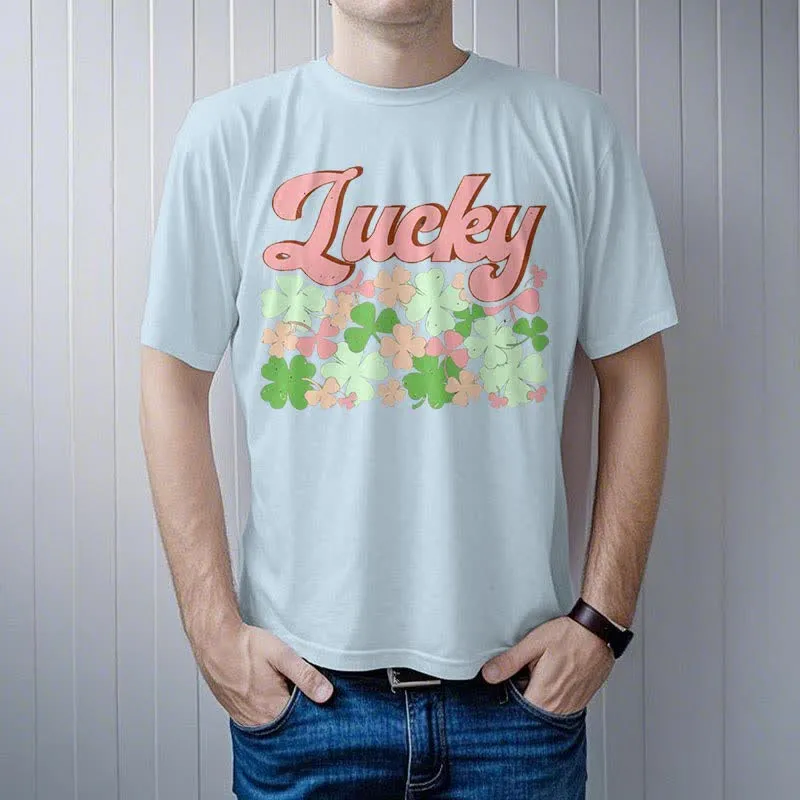 Christianartworkshop Embrace the Luck of the Irish Faith-Inspired T-Shirt sold by Christian Art Workshop product image thumbnail 5