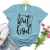 Christianartworkshop Inspirational 'But God' Graphic Women's T-shirt sold by Christian Art Workshop