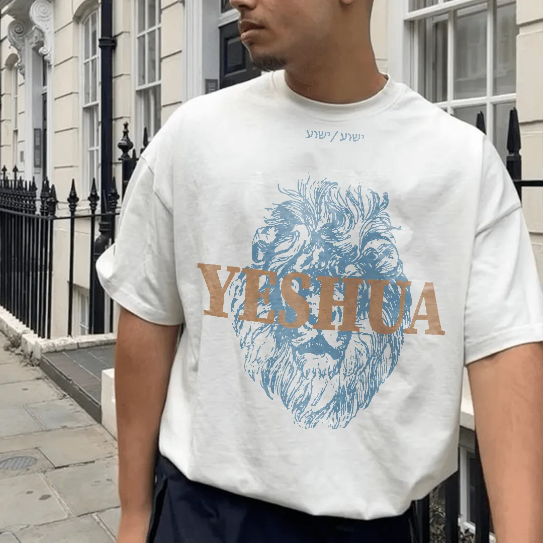 Christianartworkshop Yeshua Cotton T-Shirt sold by Christian Art Workshop