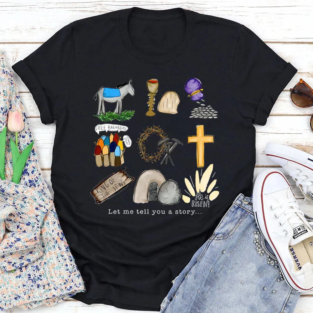 Christianartworkshop Let Me Tell You a Story T-Shirt sold by Christian Art Workshop product image thumbnail 2