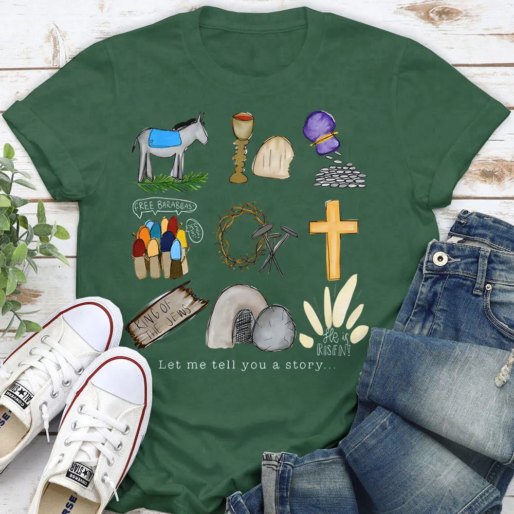 Christianartworkshop Let Me Tell You a Story T-Shirt sold by Christian Art Workshop product image thumbnail 5