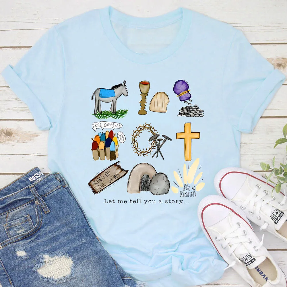 Christianartworkshop Let Me Tell You a Story T-Shirt sold by Christian Art Workshop product image thumbnail 3