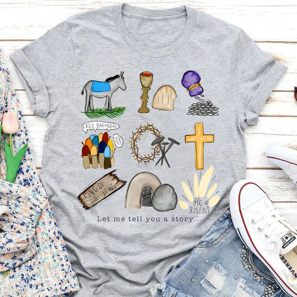 Christianartworkshop Let Me Tell You a Story T-Shirt sold by Christian Art Workshop product image thumbnail 4