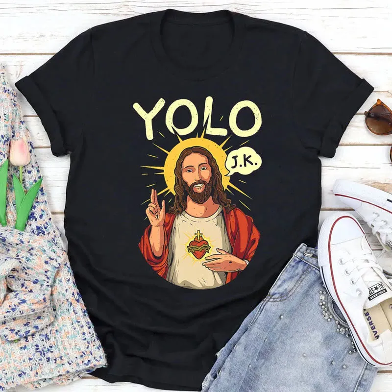 Christianartworkshop YOLO JK Christian Easter Shirt sold by Christian Art Workshop