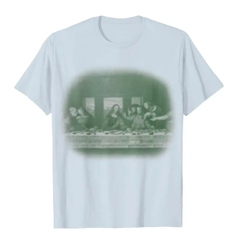 Christianartworkshop Vintage Last Supper Graphic T-Shirt sold by Christian Art Workshop product image thumbnail 5