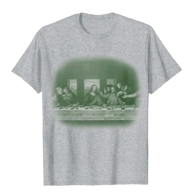 Christianartworkshop Vintage Last Supper Graphic T-Shirt sold by Christian Art Workshop product image thumbnail 4