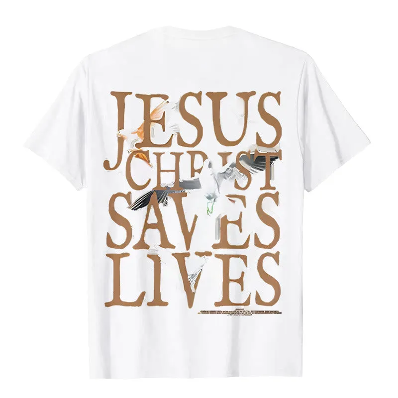 Christianartworkshop Jesus Face and Crown of Thorns Graphic T-Shirt sold by Christian Art Workshop product image thumbnail 2