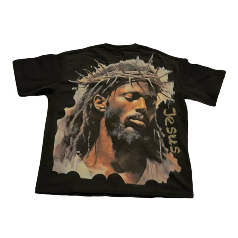 Christianartworkshop "Let Us Pray" T-shirt sold by Christian Art Workshop product image thumbnail 4