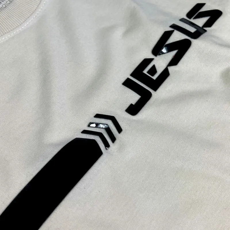 Christianartworkshop Modern Faith Statement Jesus Christian T-Shirt sold by Christian Art Workshop product image thumbnail 5