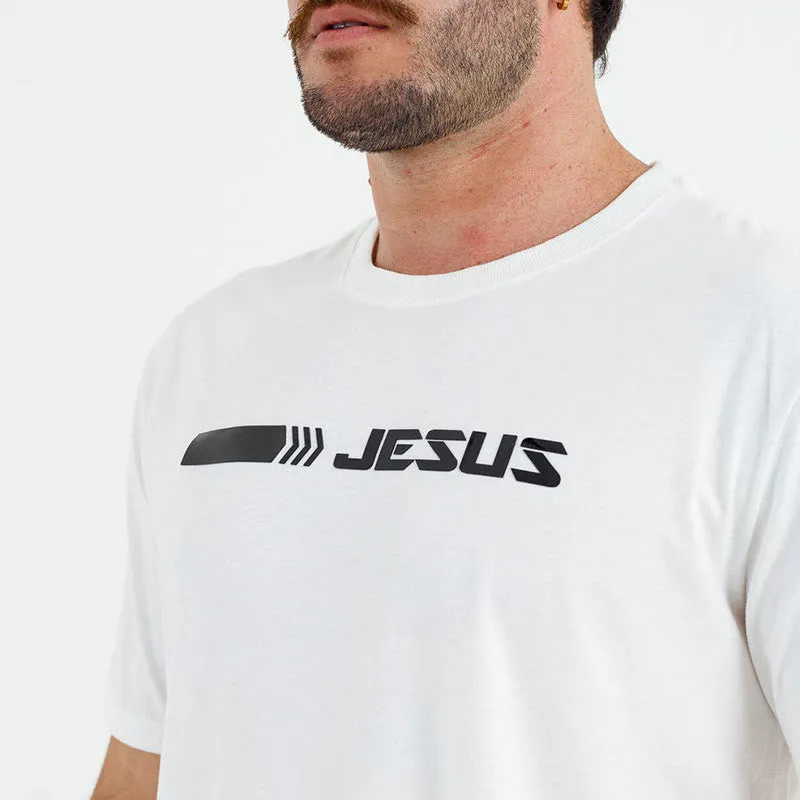 Christianartworkshop Modern Faith Statement Jesus Christian T-Shirt sold by Christian Art Workshop product image thumbnail 4