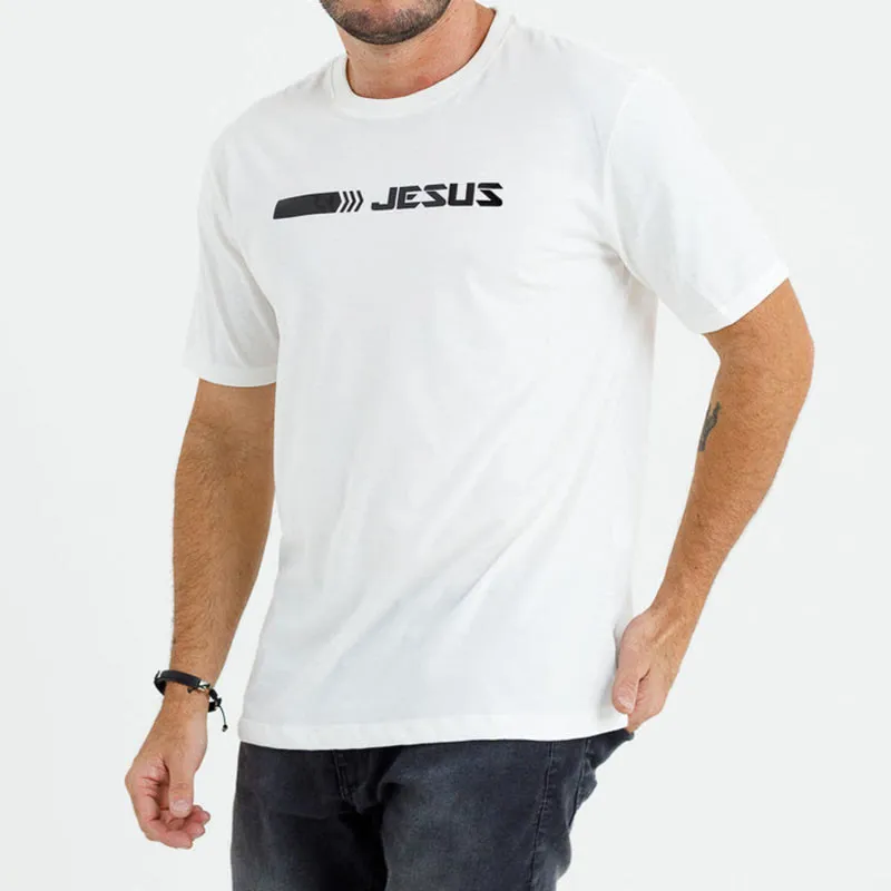 Christianartworkshop Modern Faith Statement Jesus Christian T-Shirt sold by Christian Art Workshop product image thumbnail 2