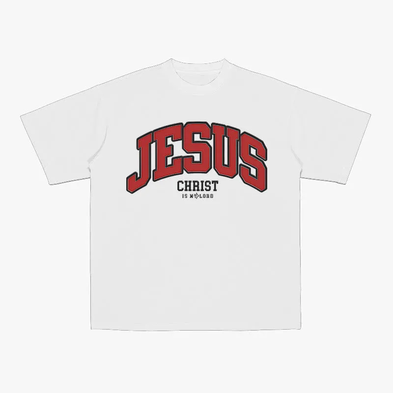 Christianartworkshop Bold Declaration 'Jesus Christ Is My Lord' Christian T-Shirt sold by Christian Art Workshop product image thumbnail 2