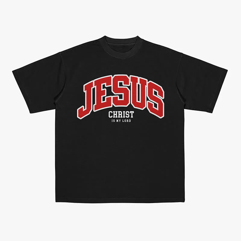 Christianartworkshop Bold Declaration 'Jesus Christ Is My Lord' Christian T-Shirt sold by Christian Art Workshop