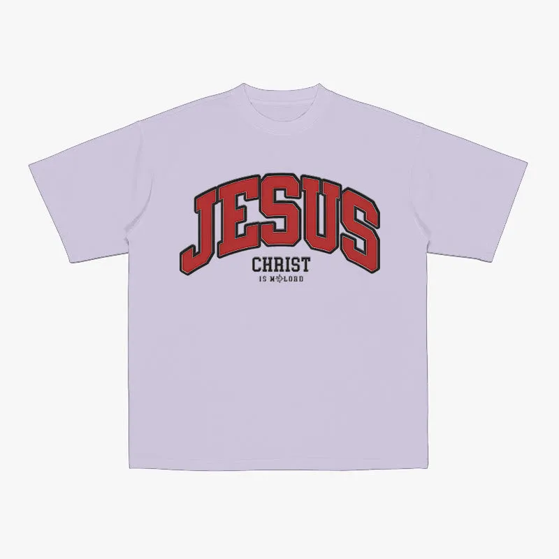 Christianartworkshop Bold Declaration 'Jesus Christ Is My Lord' Christian T-Shirt sold by Christian Art Workshop product image thumbnail 5