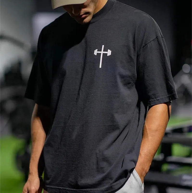 Christianartworkshop Floral Embellished Jesus is King Christian T-Shirt sold by Christian Art Workshop product image thumbnail 3