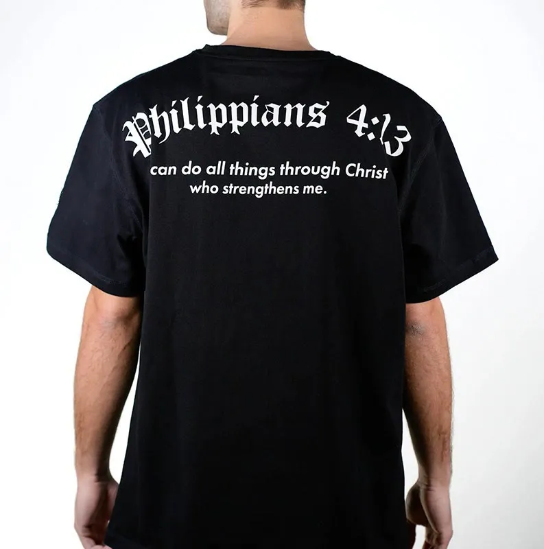Christianartworkshop Philippians 4:13 "I Can Do All Things" Strength T-Shirt sold by Christian Art Workshop product image thumbnail 3